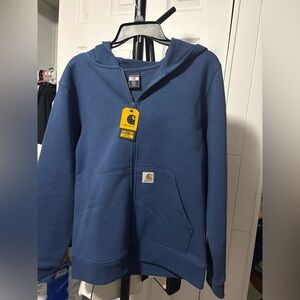 Carhartt Kids Zip-Up Hoodie in Blue